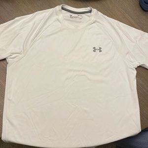 White Under Armour tee